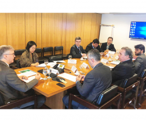 Reunião com o Secretário-Executivo da Casa Civil, Daniel Sigelmann, para tratar sobre a adoção de ações antidumping, em novembro de 2018