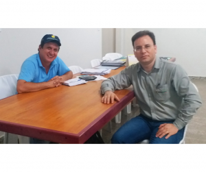 Visita ao Presidente da Cooprovi, em fevereiro de 2018, Virginópolis