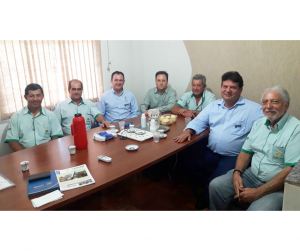 Visita da Fecoagro Leite Minas aos Diretores da Coplim, em dezembro de 2018, em Iraí de Minas
