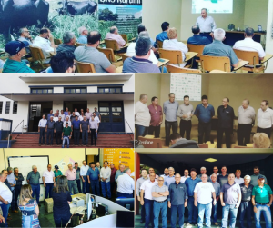 Visita técnica de presidentes das cooperativas federadas na Embrapa Gado de Leite, em Juíz de Fora, em novembro de 2019