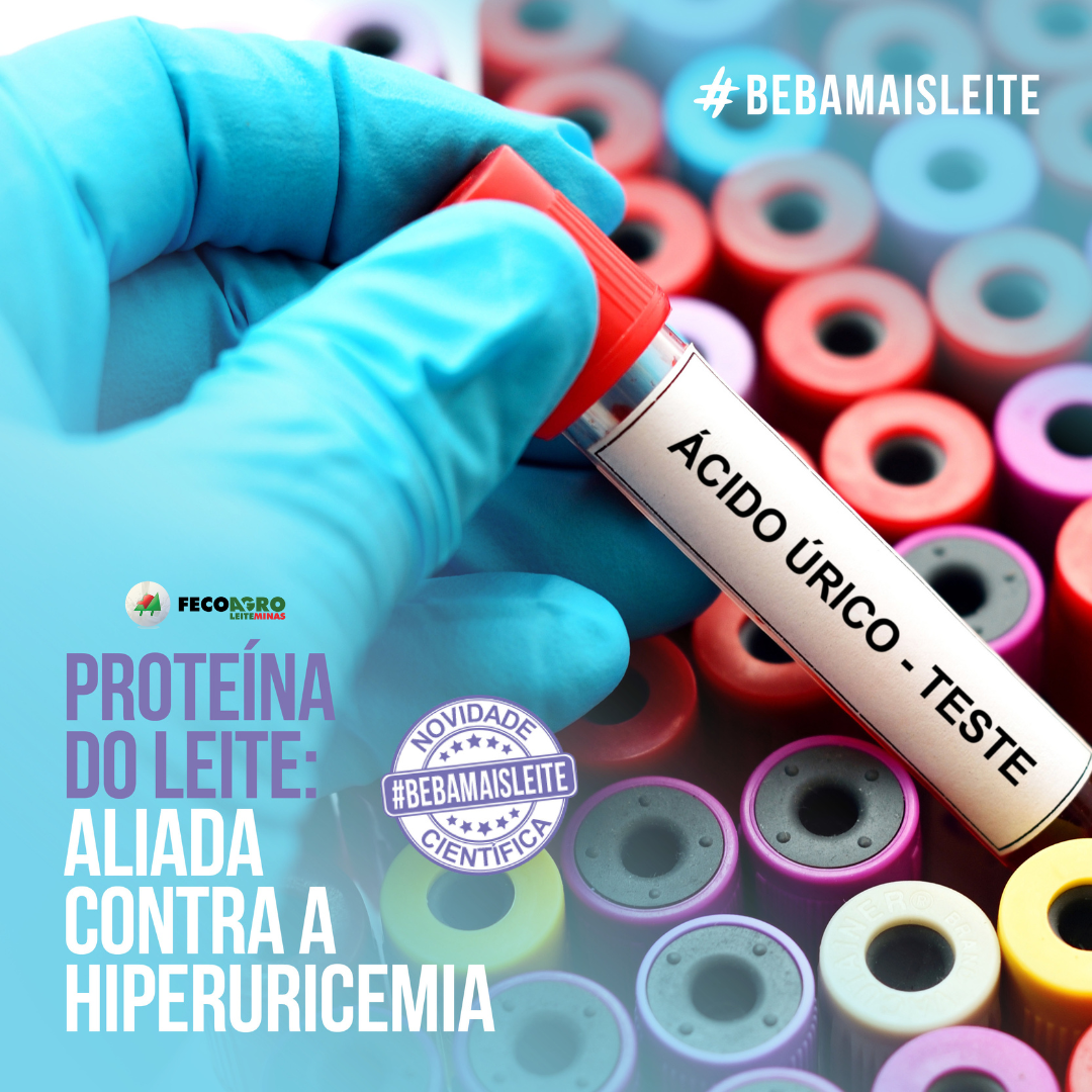 Proteína do Leite: aliada contra a hiperuricemia